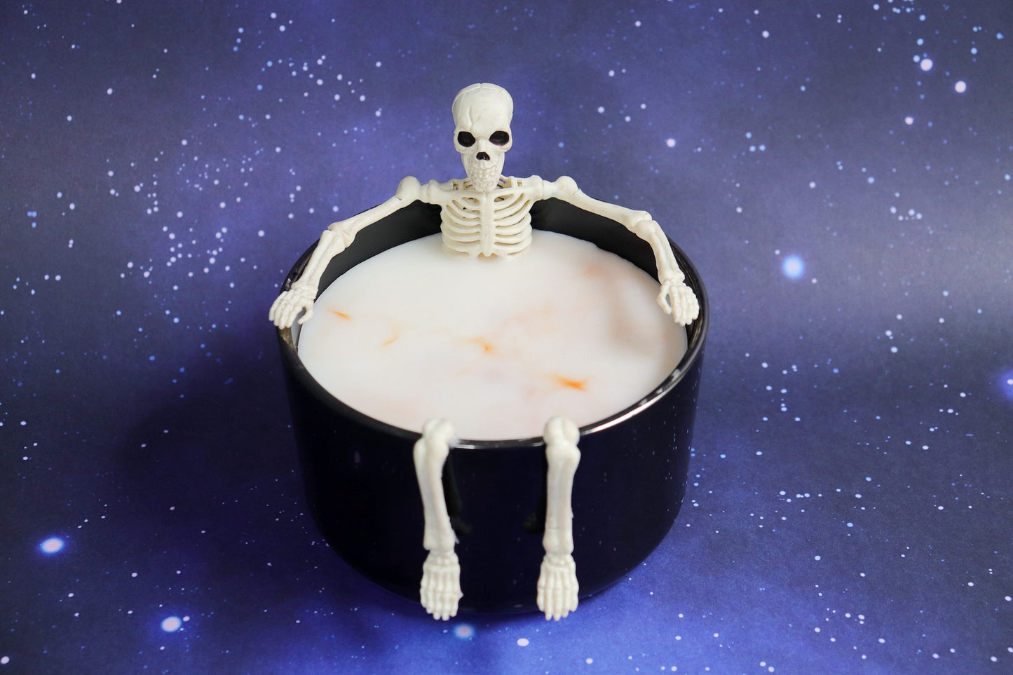 Wickless Skeleton Candle