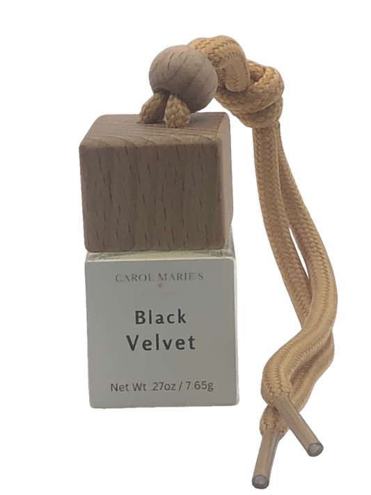 Black Velvet Car Freshener